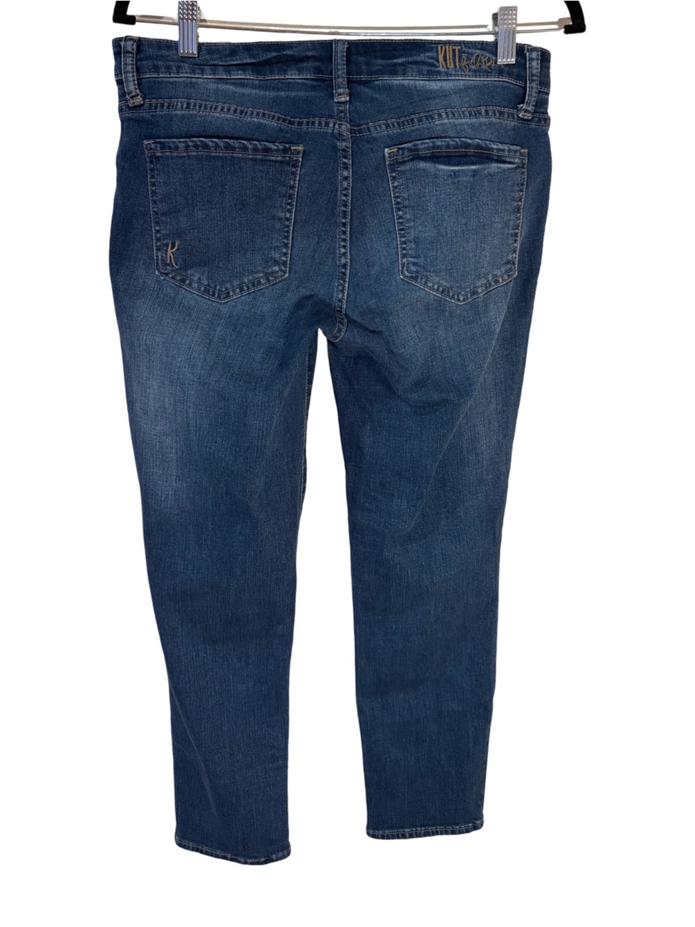 Kut from the Kloth Mid Rise Kloth Katy Ankle Straight Leg - Picture 8 of 9